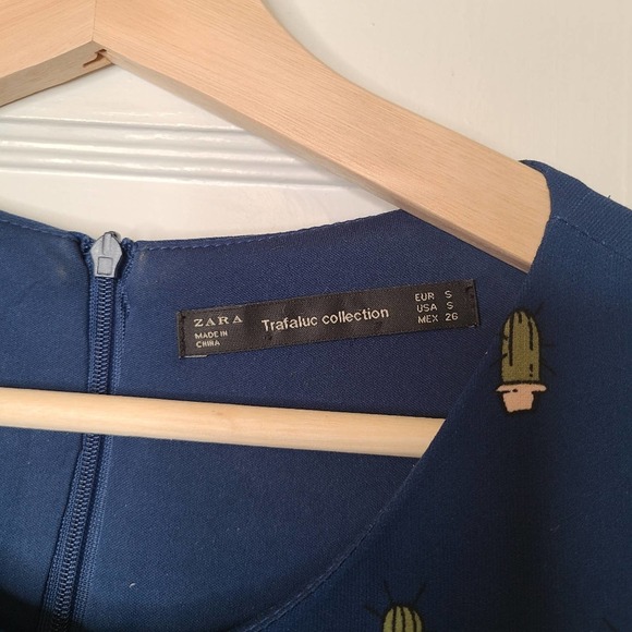 Zara Trafaluc Cactus Succulent Print Romper - Picture 4 of 8